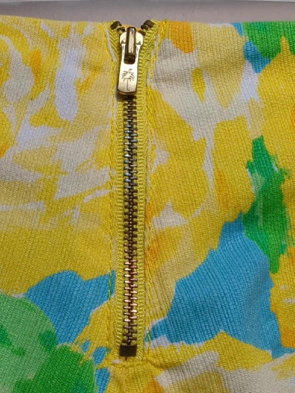 Lilly‎ Pulitzer Deenie Shorts First Impression Sunglow Yellow Floral Size 0 Zero